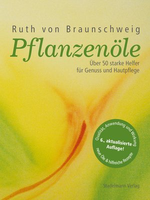 cover image of Pflanzenöle